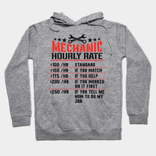 Mechanic Hourly Rating Hoodie